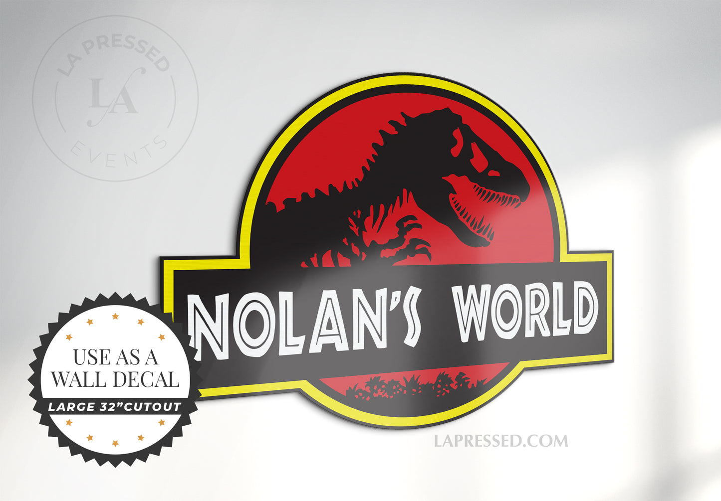 Jurassic - Dinosaur Personalized Name Sign