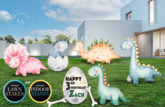 Dinosaur Birthday Party Backdrop