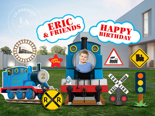 Train & Friends Birthday Party Cutouts