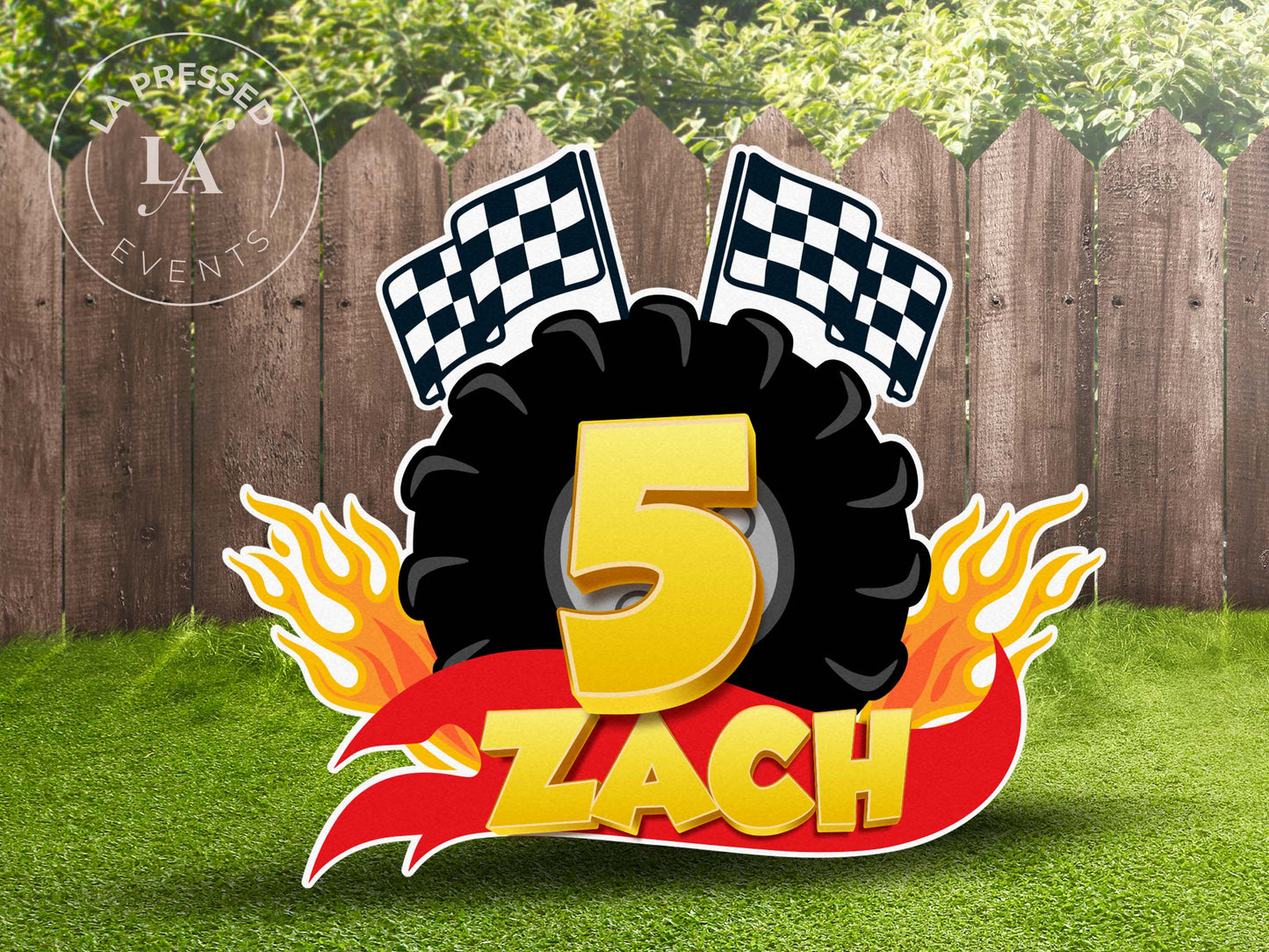 Monster Truck Photo Booth Cutout