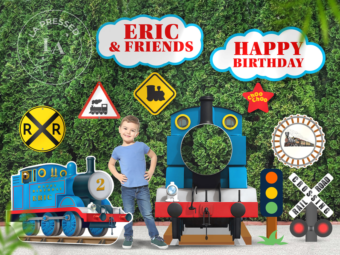 Train & Friends Birthday Party Cutouts